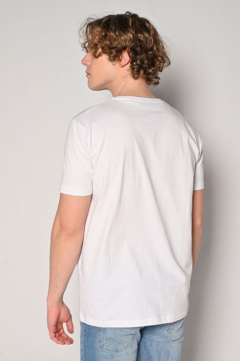 Ανδρικό T-Shirt Κοντομάνικο Λευκό Camaro